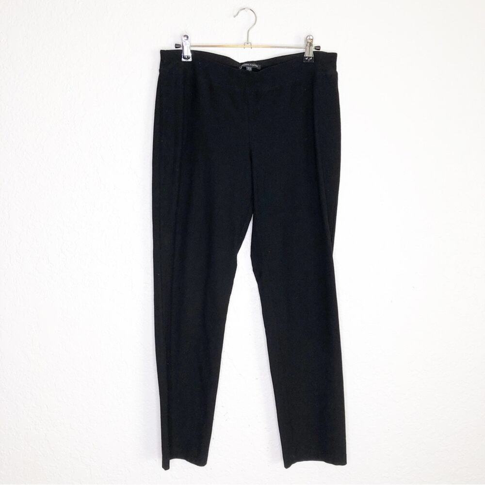 Eileen Fisher black pull on pants size Small